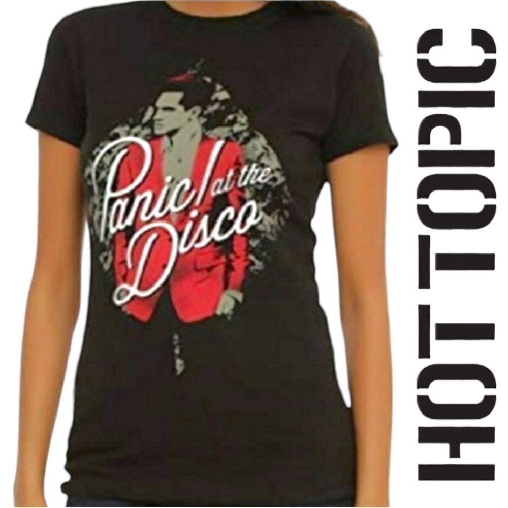 Panic! at the Disco Hot Topic Brendon Urie Red Jacket Fitted Tee